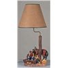 Image 1 : Cowboy & Horse Resting At Water Trough Lamp