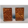 Image 1 : Lot Of 2: Cast Iron Will Rogers Bookends