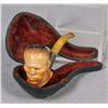 Image 1 : Lot of 2 Meerschaum Black Americana Pipes