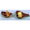 Image 2 : Lot of 2 Meerschaum Black Americana Pipes