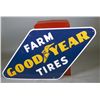 Image 1 : Goodyear Farm Tires Porcelain Advertisement Sign