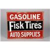 Image 1 : Fisk Tires Double-Sided Porcelain Sign
