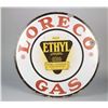 Image 1 : Loreco Gas Double-Sided Round Porcelain Sign