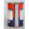 Image 2 : Tiopet Motor Oil 1 Quart Round Metal Can