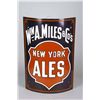 Image 1 : New York Ales Curved Porcelain Sign