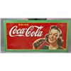 Image 1 : Large Drink Coca Cola 3/4 Self-Framed Tin Sign