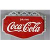 Image 1 : Drink Coca Cola Die-Cut Tin Flange Sign