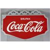 Image 2 : Drink Coca Cola Die-Cut Tin Flange Sign