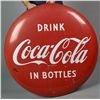 Image 1 : Drink Coca Cola In Bottles Porcelain Button Sign