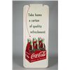 Image 1 : Coca Cola Self Framed Metal Advertising Sign
