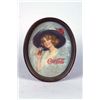 Image 1 : Coca Cola Oval Tin Litho Advertising Serving Tray