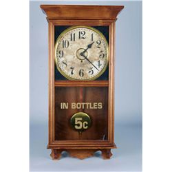 Gilbert Coca-Cola Wall Regulator Clock