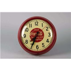 Drink Coca Cola Red Advertising Wall Clock