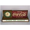 Image 1 : Coca Cola Light Up Countertop Sign & Clock