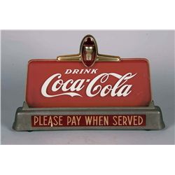 Drink Coca Cola Light-Up Counter Sign