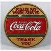 Image 1 : Drink Coca Cola Reverse On Glass Advertising Sign