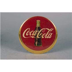 Coke Celluloid Easel Back Button Advertising Sign