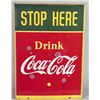 Image 2 : Coca Cola Double-Sided Porcelain Sign
