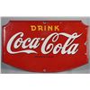 Image 1 : Large Drink Coca Cola Porcelain Sign