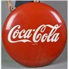 Image 1 : Coca Cola Round Disc Icon Porcelain Sign