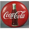 Image 1 : Coca Cola Round Disc Icon Porcelain Sign