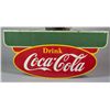 Image 1 : Large Drink Coca Cola Double-Sided Porcelain Sign