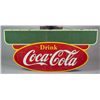 Image 2 : Large Drink Coca Cola Double-Sided Porcelain Sign
