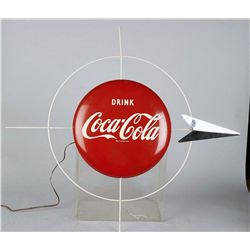 Drink Coca Cola Double-Sided Disc Sign