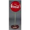 Image 1 : Drink Coca Cola Round Porcelain Curbside Sign