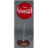 Image 2 : Drink Coca Cola Round Porcelain Curbside Sign