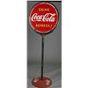 Image 2 : Coca Cola Tall Double-Sided Lollipop Sign