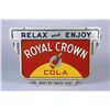 Image 1 : Double Sided Royal Crown Cola Advertising Sign