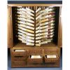 Image 1 : Large Oak Piano Roll Storage Cabinet