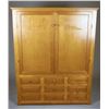 Image 3 : Large Oak Piano Roll Storage Cabinet