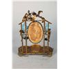 Image 2 : Brass Mirrored Inkwell Display w/ 2 Glass Spouts