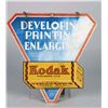 Image 2 : Die Cut Kodak Verichrome Film Tin Litho Ad Sign