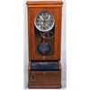 Image 1 : Antique Benzing Dutch Wooden Time Card Clock