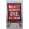 Image 2 : Double-Sided Metal Walker's Ice Cream Sign