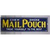 Image 1 : Porcelain Mail Pouch Tobacco Hanging Ad Sign