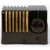 Image 1 : Black Silvertone Election Bakelite Tabletop Radio