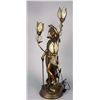 Image 2 : Bronze Blind Justice Figural Lady Lamp