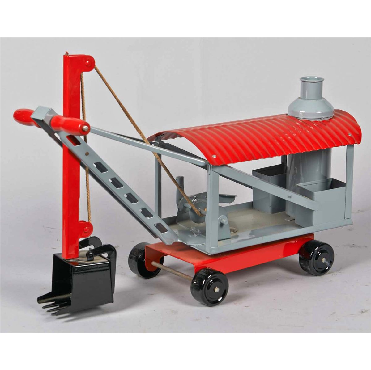 Keystone Ride 'em Steamroller Keystone Pressed Steel Ride 'Em Steam Shovel
