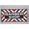 Image 2 : Barber Shop Porcelain Advertising Flange Sign