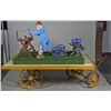 Image 1 : Motorized Country Fair Farmer and Dog Display.