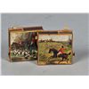 Lot Of 2 British Horse-Themed Match Box Holders: