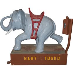25 Cent Baby Tusko Elephant Kiddie Ride