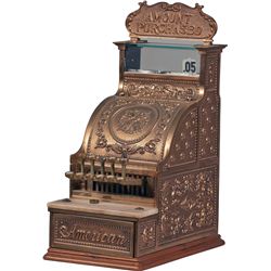 American Cash Register Brass Candy Store Model.