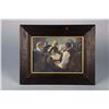 Image 2 : Lot of 3: Early Pictures In Wood Frames.