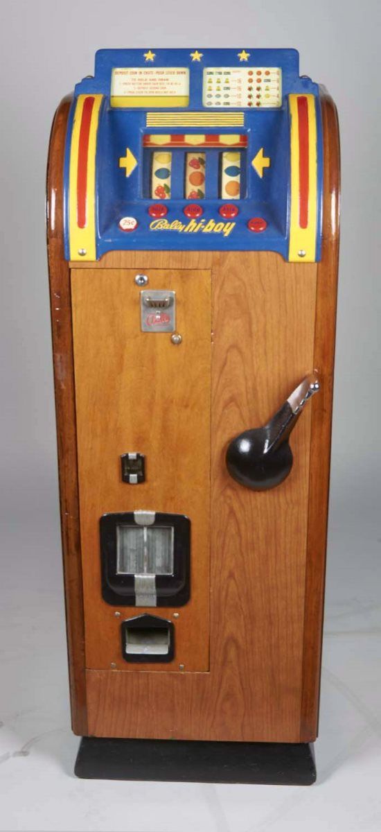 Bally Console 25 Cent Bally Hi-Boy Console Bell Slot Machine.