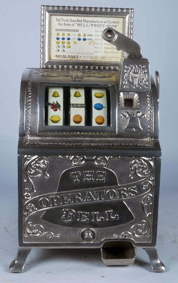 5 ¢ Mills Operator's Bell Iron Case Slot Machine.